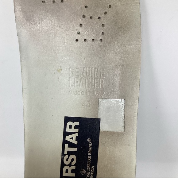 Golden Goose Silver and Blue Men's Shoes - Picture 10 of 12